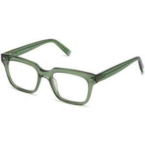 Warby Parker WInston M 712 Rosemary Crystal green FRAMES ONLY 49-19-140